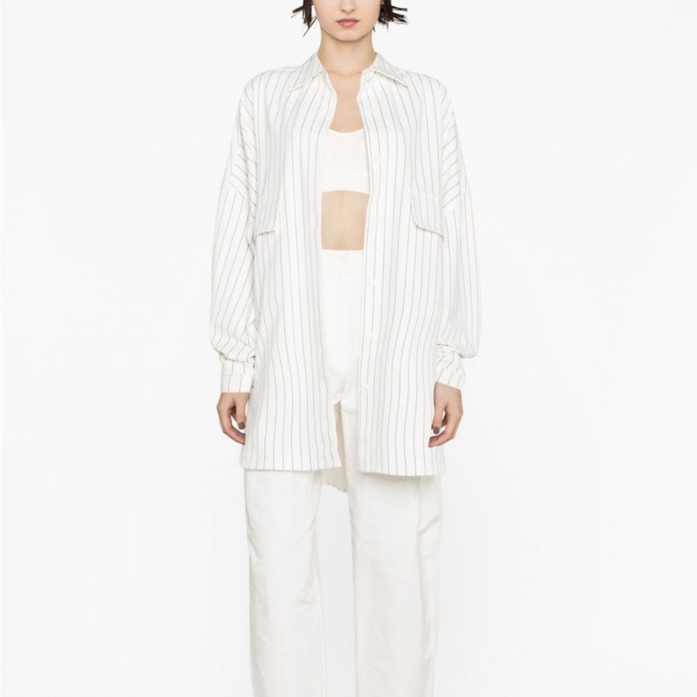The Frankie Shop Dallas oversized denim shirt